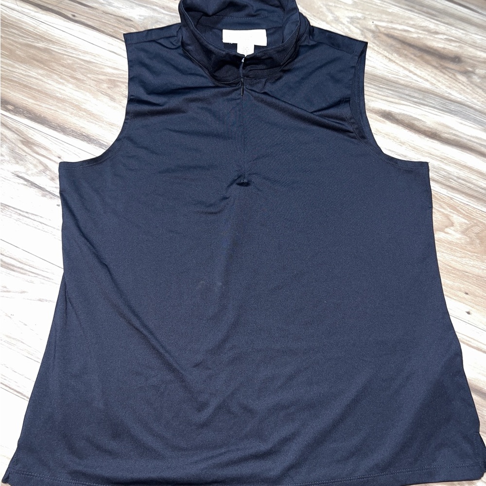 Tommy Bahama Golf Sleeveless Black Women's Top